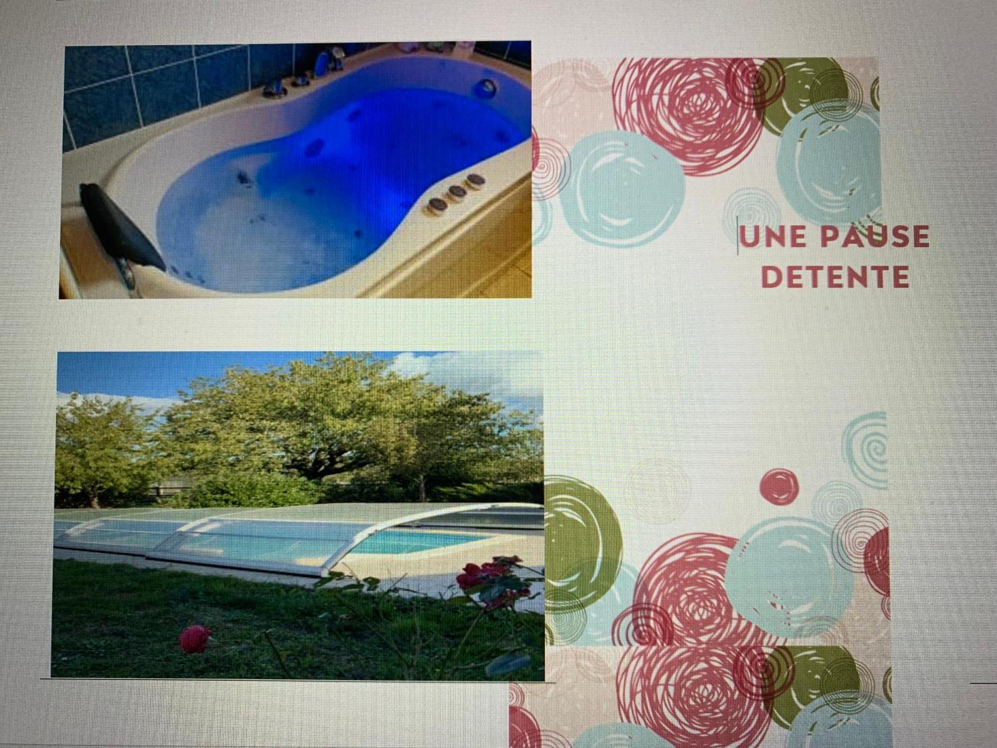Gite 3 Etoiles Les Gourlines Avec Balneo, Veranda, Piscine Et Garage Avermes Eksteriør bilde